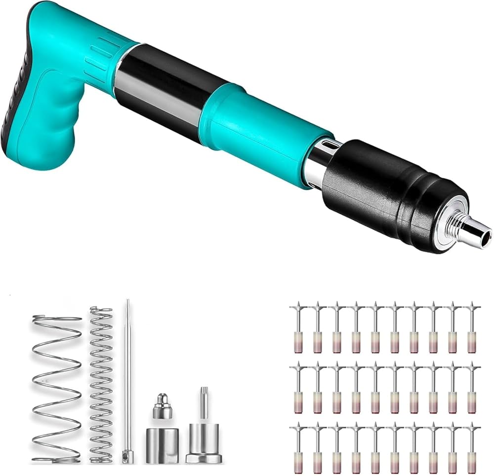 ByeArrow 4 Speed Adjustable Manual Steel Concrete Nail Gun Tool